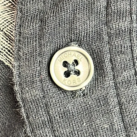 MICHAEL MICHAEL KORS NAVY BLUE POLO TRIMMED TWO POCKETS SIZE XXL - Picture 4 of 10